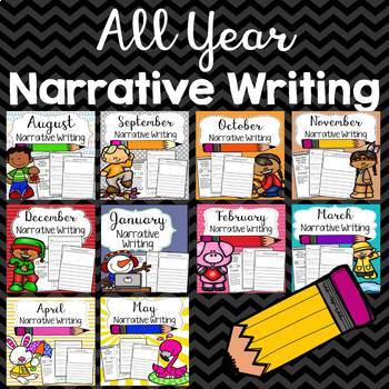 Preview of All Year Narrative Writing Bundle