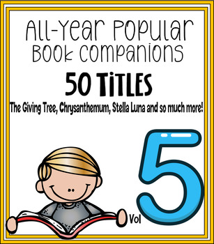 Preview of All Year Popular Book Companions - Cover Multiple Skills {Reading Comprehension}