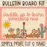 All Year Round: Western Themed Bulletin Board Kit