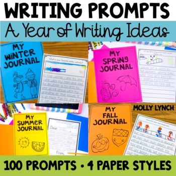 Preview of Writing Journals for the Year | Writing Ideas for Primary Writers