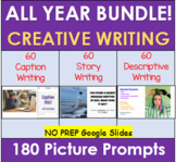 All Year Writing Prompts BUNDLE - 180 Fun Picture Prompts 