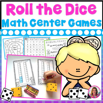 Preview of Dice Games | 14 Number Sense Kindergarten Math Games | Number Recognition Games