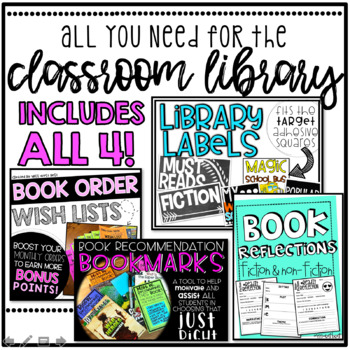 Download All You Need for the Classroom Library Bundle by Miss West ...
