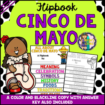 Preview of Cinco de Mayo Celebration Flipbook (All About Cinco de Mayo Facts & Activities)