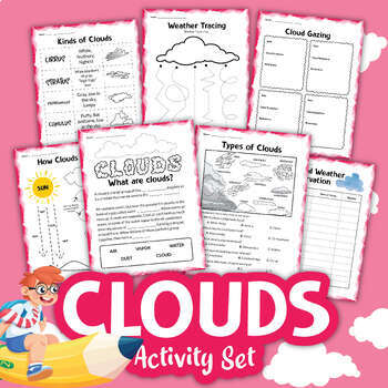 All about Clouds Worksheets and Activities by Learning Creatively