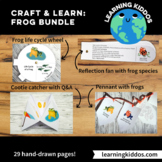 All about Frogs - Craft & Learn Bundle - 29 Pages