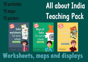 Preview of All about India teaching pack