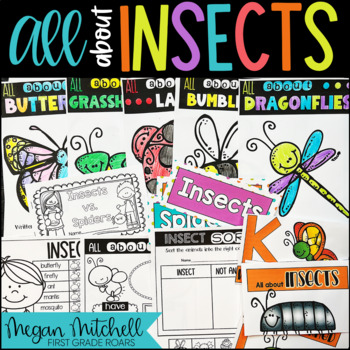 Preview of All about Insects and Bugs Nonfiction Unit Insect Research Reports