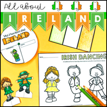 Preview of Ireland Geography Maps Activities