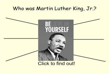 Preview of All about Martin Luther King Jr. Smartboard