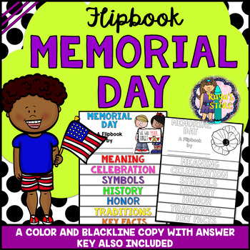 Preview of Memorial Day Research Flipbook (All About Memorial Day Facts & Activities)