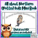 All about Northern Spotted Owl Mini Research Book
