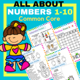 All about Numbers 1 - 10 / Kindergarten Math Common Core /