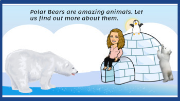 Preview of All about Polar Bears Google Slides/ Virtual Learning