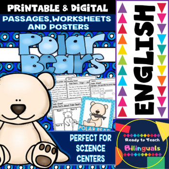 Preview of All about Polar Bears - Non-Fiction Unit - Reading - Posters & Printables