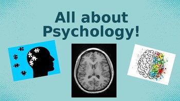 Preview of All about Psychology for kids