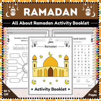 All about Ramadan Activity Booklet : 2nd Grade Comprehensive Activity ...