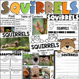 All about Squirrels Nonfiction Informational Text Unit