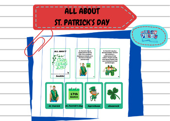 Preview of All about St. Patrick's Day | Booklet+flashcards to introduce/review the subject