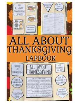 Preview of All about Thanksgiving Lapbook / Interactive Notebook