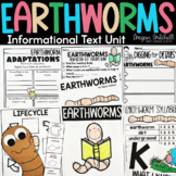 All about Worms  Nonfiction Earthworm Unit 