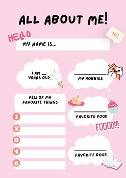 Preview of All about me!