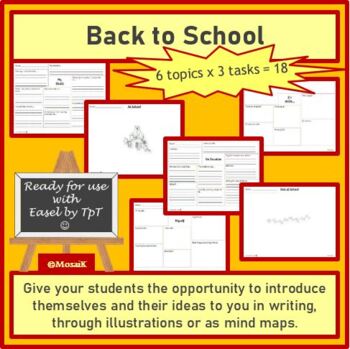 Preview of Back to School About me sheets loved by my students