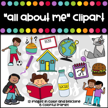 Preview of All about me Clipart Set