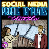 All about me Social Media Character profiles