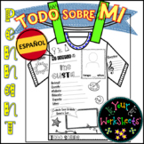 All about me TODO SOBRE MI Writing activity