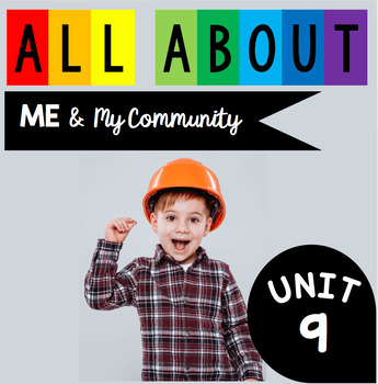 Preview of All about me and my community - community helpers - when I grow up activities
