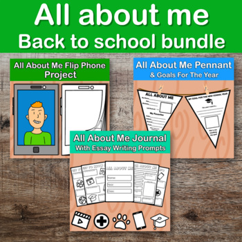 All about me / back to school bundle (mixed levels) #halfoffhalloween