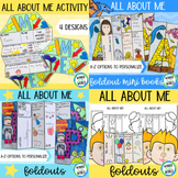 All about me get to know you foldable activities for back 