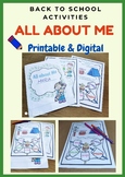 All about me journal - back to school activities