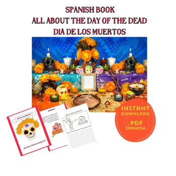 Preview of All about the Dia de Los Muertos in Spanish Level 1 - 3
