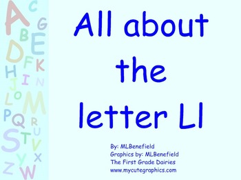 Preview of All about the letter Ll smartboard