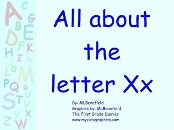Preview of All about the letter Xx smartboard