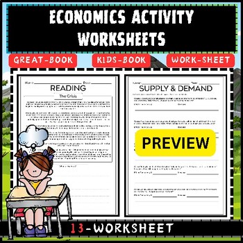 Preview of All for Economics Activity Worksheets for student's printable