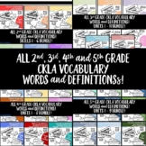All in One Bundle 2nd - 5th Grade CKLA Core Vocab. Words a