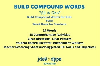 Preview of All in One Compound Word Activities