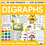 All-in-One DIGRAPHS Phonics Teaching Resource - Teaching S