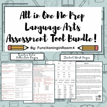 Preview of All in One Language Arts Assessment Tool