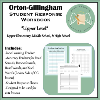 Preview of All-in-one Orton-Gillingham Student Response Booklet