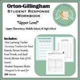 All-in-one Orton-Gillingham Student Response Booklet