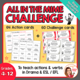 All in the Mime Action & Challenge Cards Pack