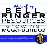 English Bell Ringer and Exit Slip Resources Mega Bundle