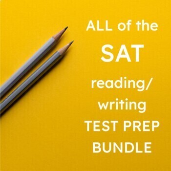 Preview of All of the SAT Test Prep Growing Bundle