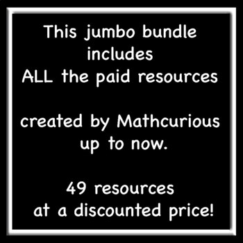 Preview of All resources bundle, Operations, fractions, decimals, place value, time, area