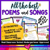 The BEST Poems & Songs ! Great for Distance Learning , Google Slides , EDITABLE!