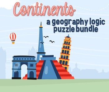 Preview of All the Continents: A Geographic Logic Puzzle Bundle